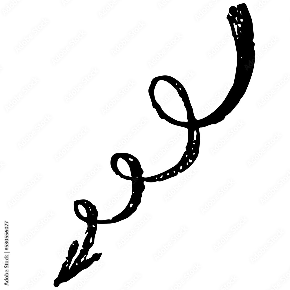 Obraz premium Brush stroke grunge arrow.