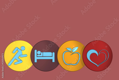 healthy lifestyle concept healthy living concept running excercise concept healthy diet concept healthy heart concept sleeping sleep concept eating keep fit