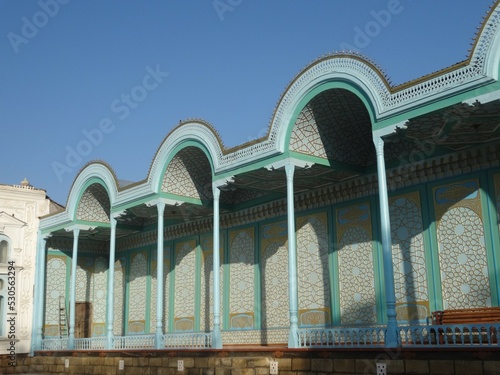 [Uzbekistan] Exterior of the buildings in the Sitorai Mohi Hosa Palace (Bukhara) photo