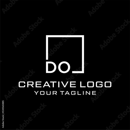 Creative letter do logo design vektor	