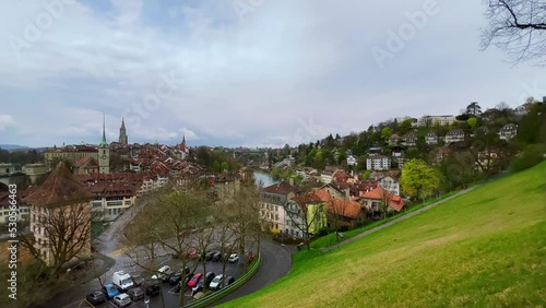 Panorama of Bern skyline, Switzerland