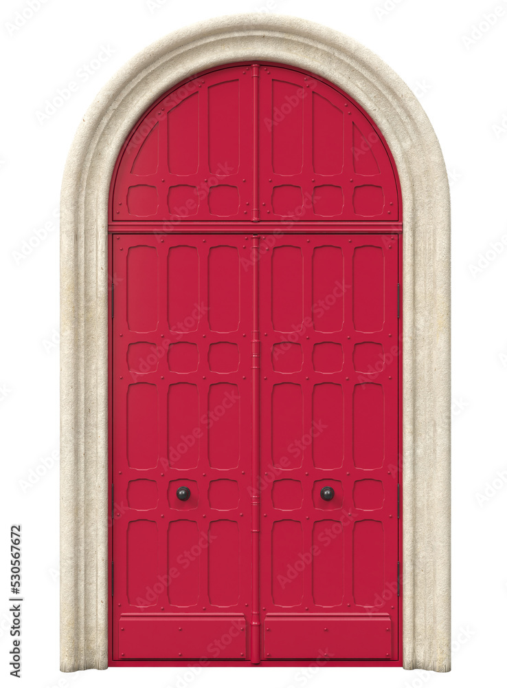 Entrance classic doors for the house