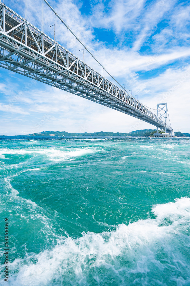 大鳴門橋と渦潮