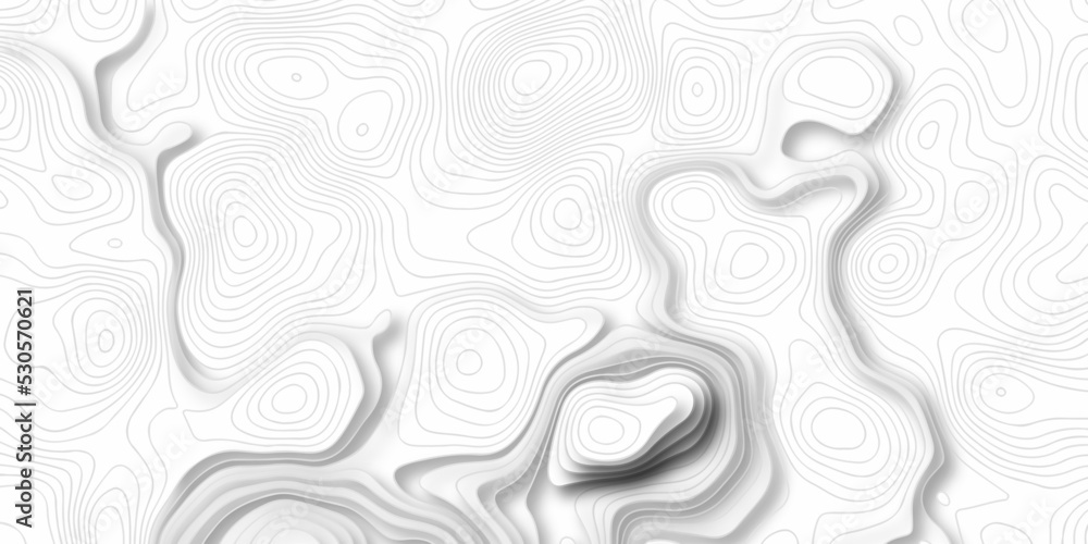 White paper texture abstract pattern with lines topographic map background. Line topography map contour background, geographic grid. Abstract vector illustration.
White paper texture abstract pattern with lines topographic map background. Line topography map contour background, geographic grid. Abstract vector illustration.