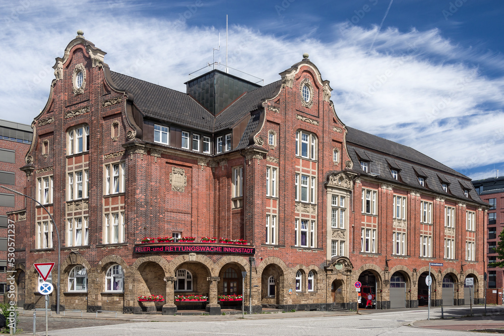 Obraz premium Alte Feuerwache Schaartor Hamburg