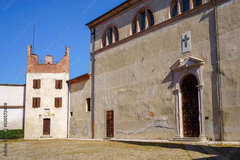 Historic buildings of Bassano del Grappa, Veneto, Italy