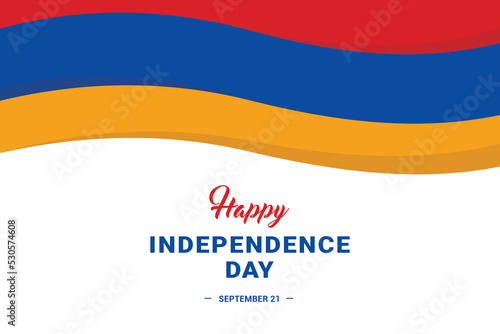 Armenia Independence Day. Vector Illustration. The illustration is suitable for banners  flyers  stickers  cards  etc.