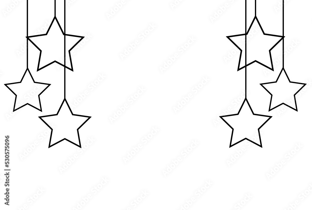 Obraz premium frame of stars