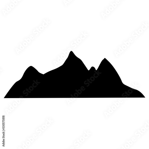 mountain scenery silhouette © Hashslingingslasher