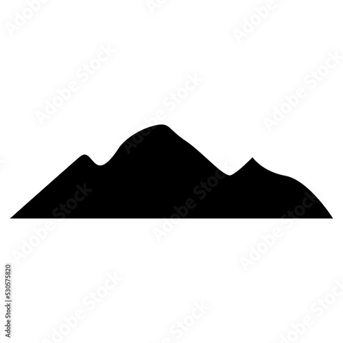 mountain scenery silhouette