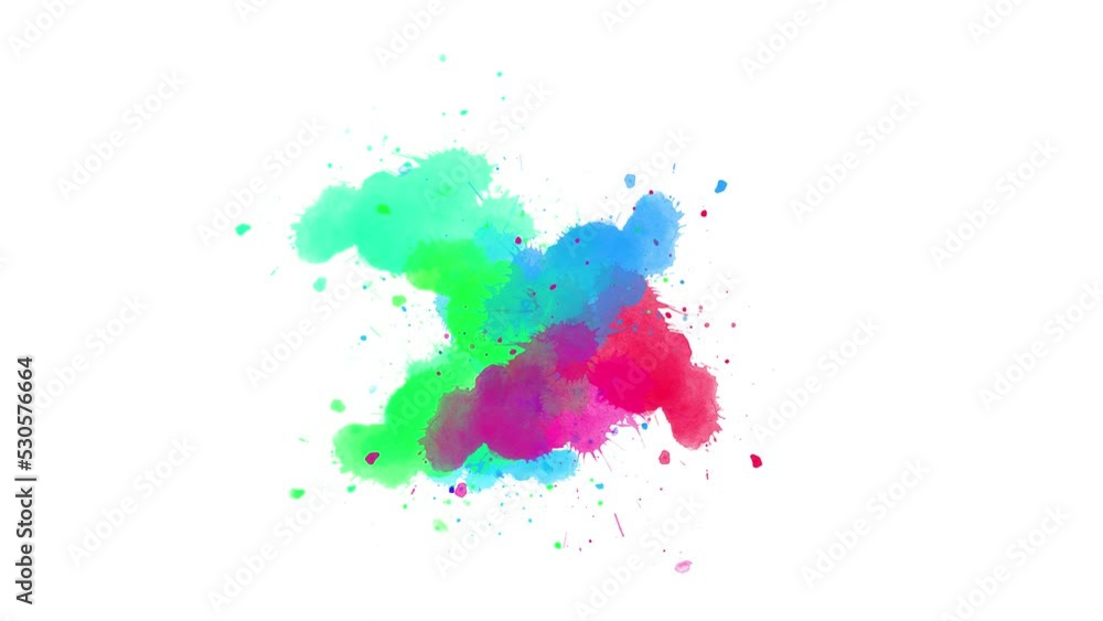Ink brush stroke transition. Ink splash. Abstract ink brush blot, splat, fluid art, overlay, alpha matte composition, spreading brush stroke. Watercolor Ink splatter effect animation. Ink brush stroke transition. Ink splash. Abstract ink brush blot, splat, fluid art, overlay, alpha matte composition, spreading brush stroke. Watercolor Ink splatter effect animation.