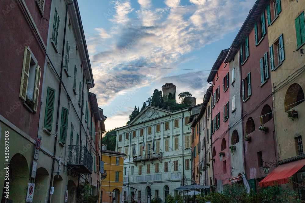 Obraz premium Street of Brisighella, Italy