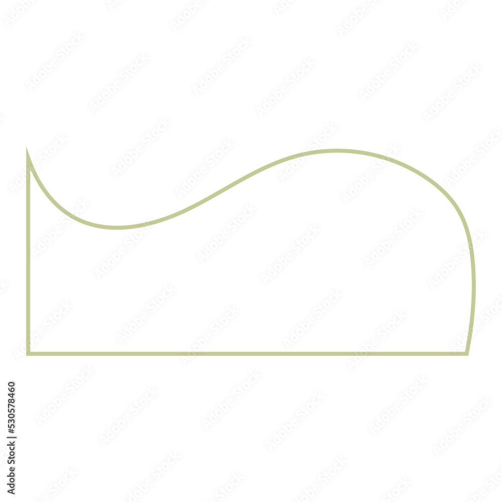 abstract line blob corner border abstract line blob corner border