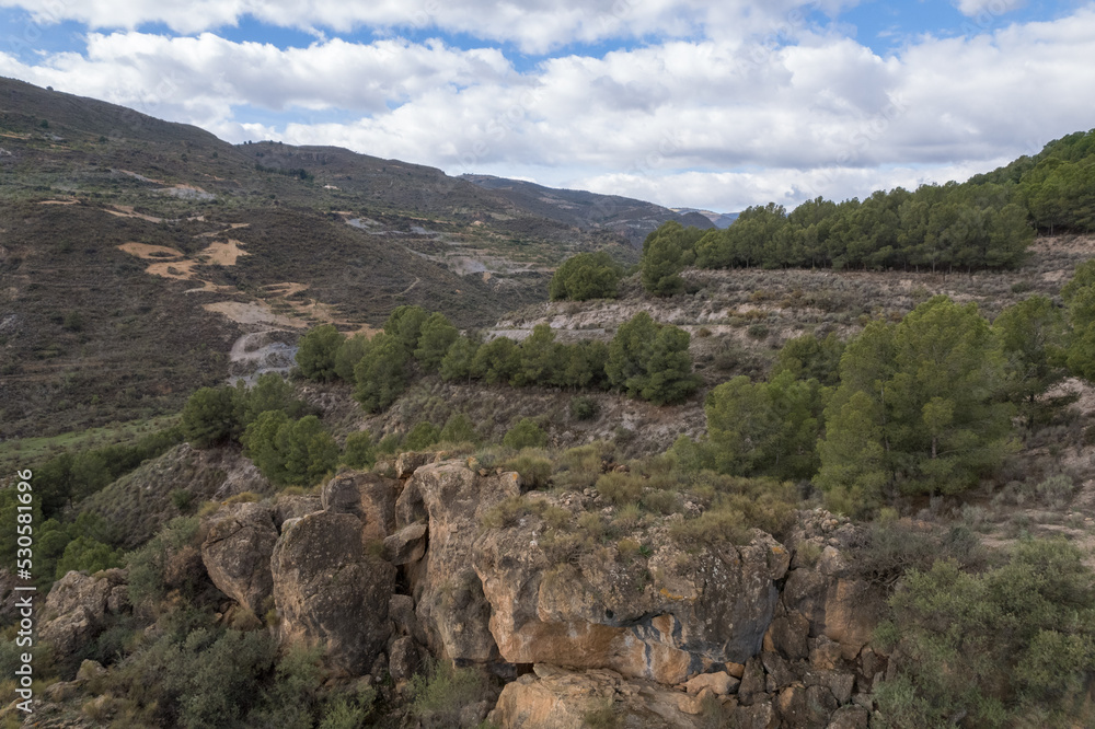 mountainous landscape in the south of Spain mountainous landscape in the south of Spain