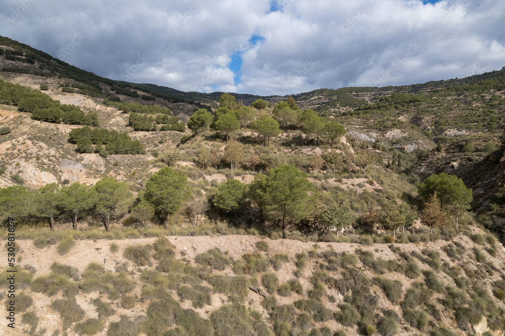 mountainous landscape in the south of Spain
