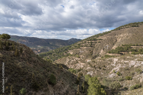 mountainous landscape in the south of Spain