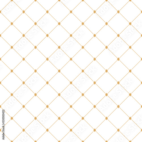 Rhombus minimalism monochrome vector seamless pattern. Geometric beige and white print cube
