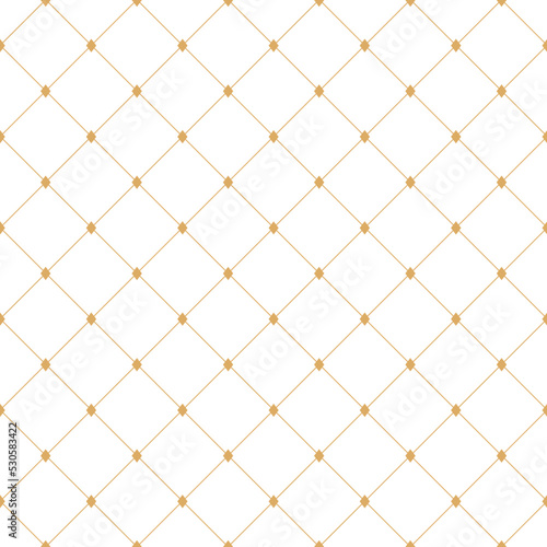 Rhombus minimalism monochrome vector seamless pattern. Geometric beige and white print cube