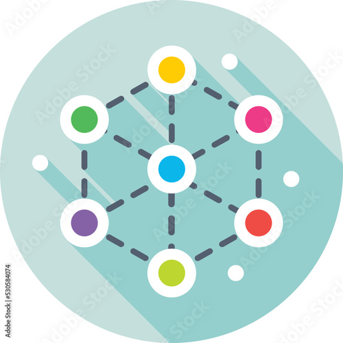 Affiliate Colored Vector Icon