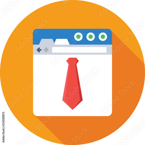 Freelancing Colored Vector Icon