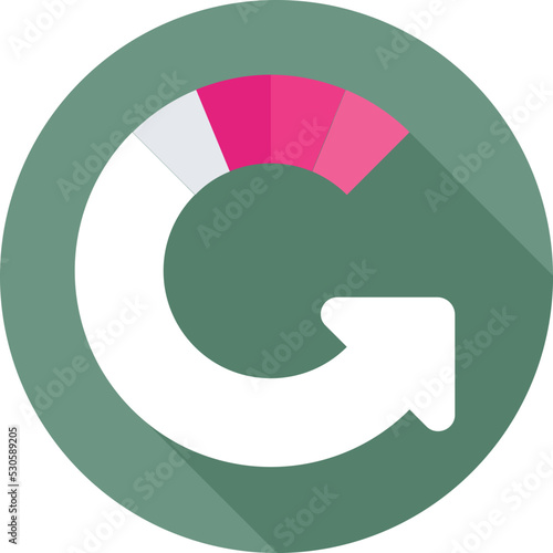 Refresh Colored Vector Icon