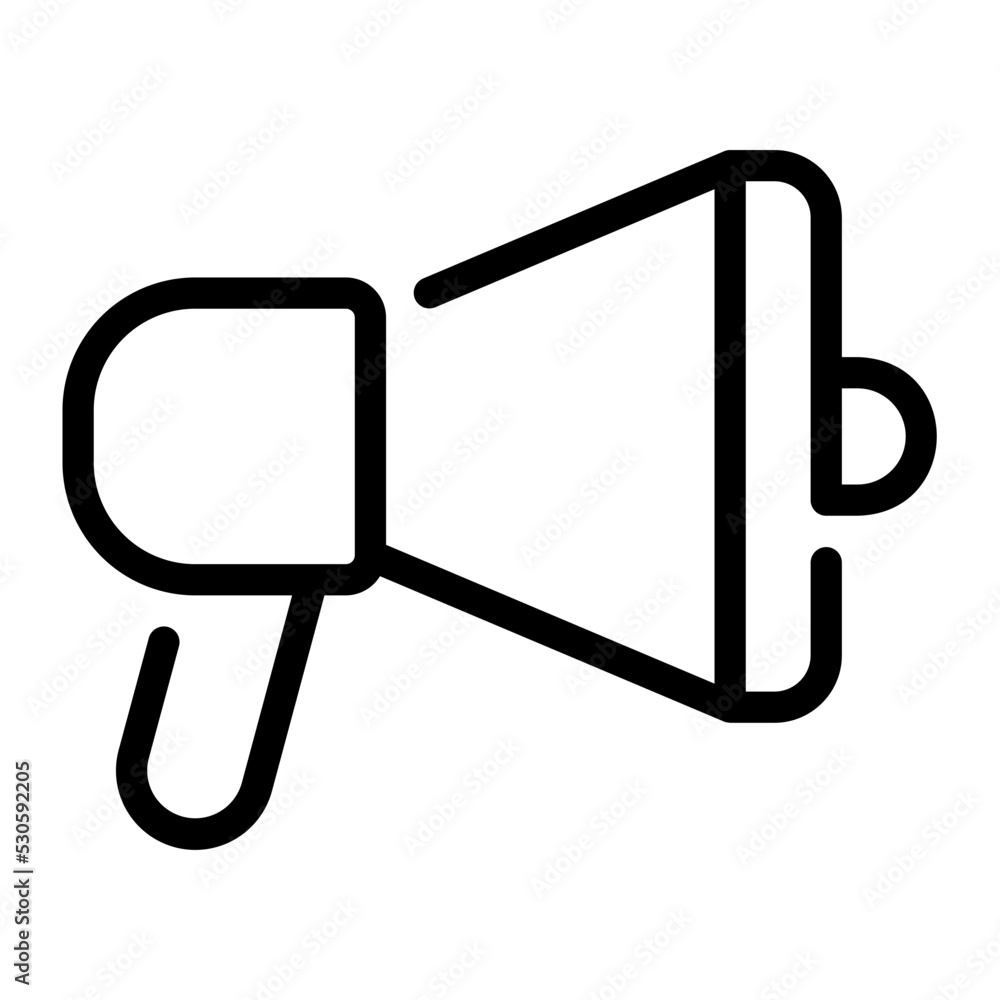 megaphone line icon megaphone line icon