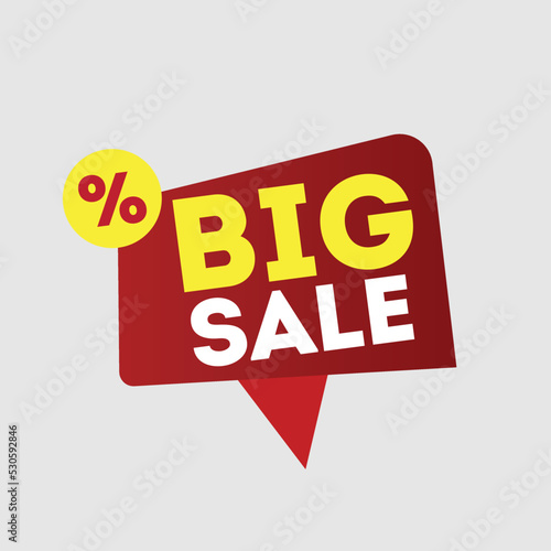 big sale balloon text. big sale special offer text in bubble balloon text element for shopping