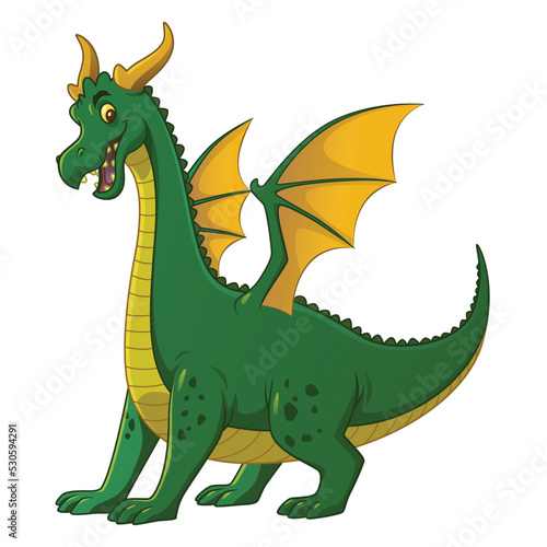 Dragon Cartoon Illustration