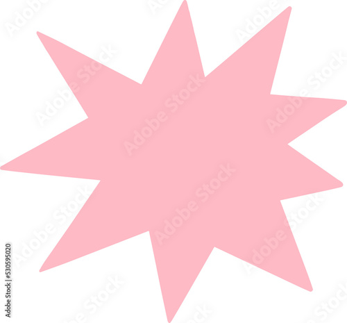 Starburst speech bubble