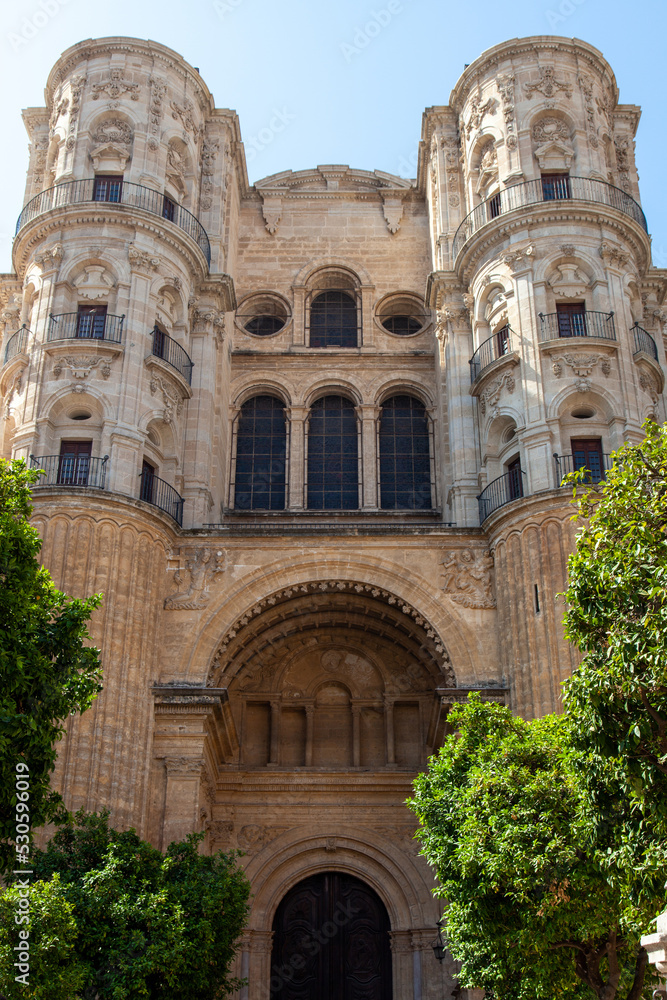 Naklejka premium Catedral de la Encarnación de Málaga