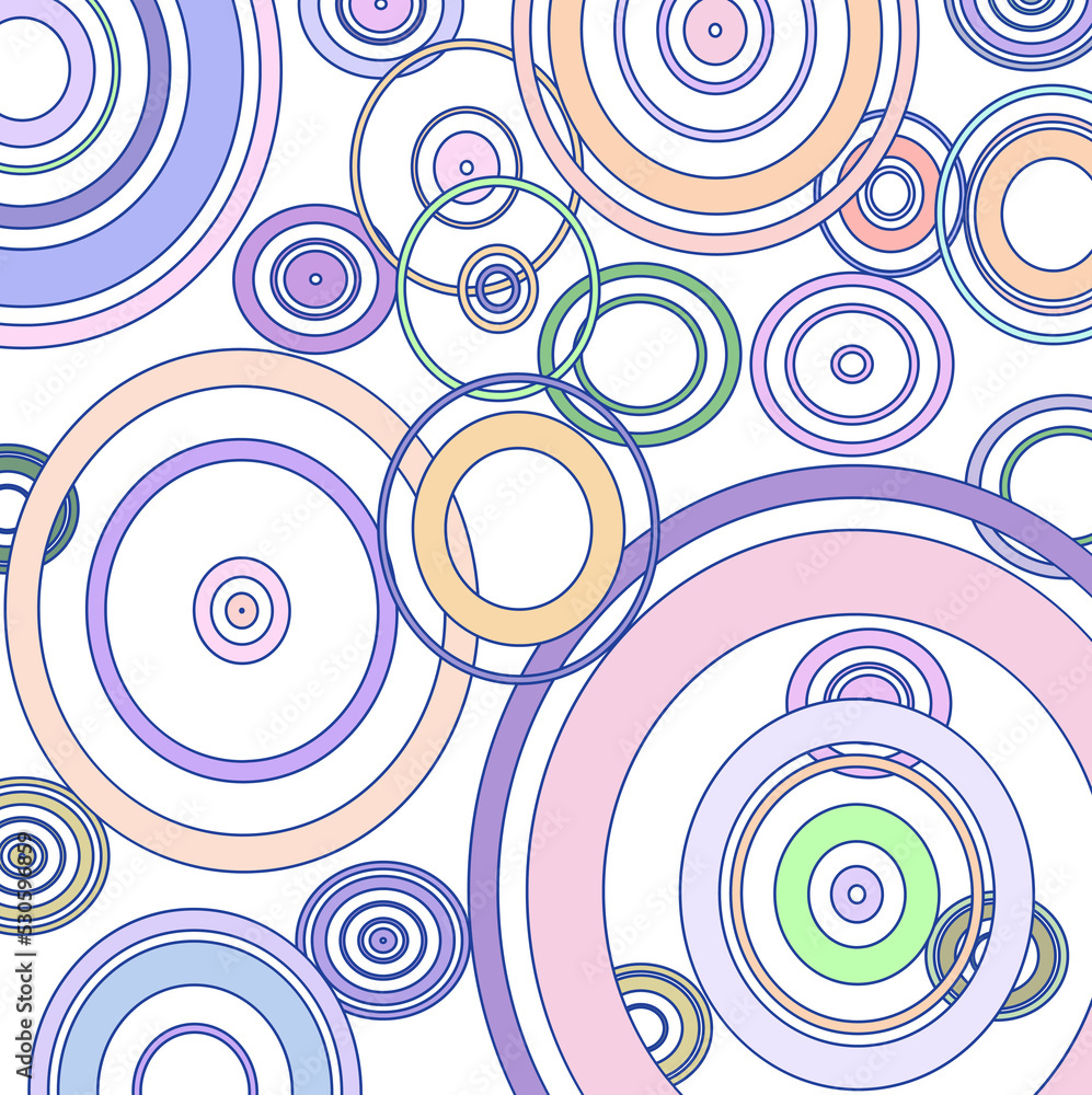 Fototapeta premium seamless pattern with circles