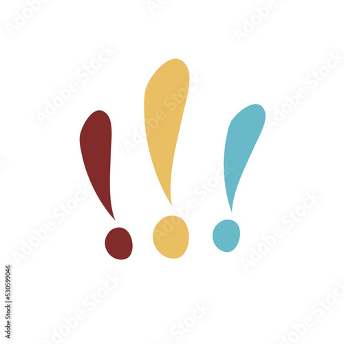 Exclamation mark type letter
