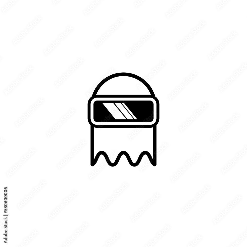 Futuristic boo, modern day boo wearing VR headset, VR using. Futuristic boo, modern day boo wearing VR headset, VR using.
