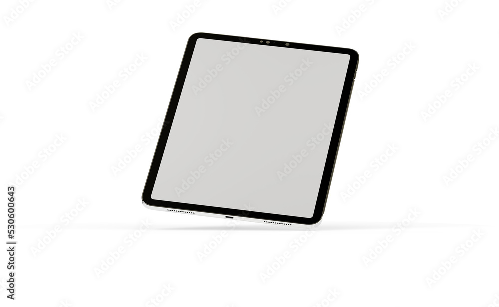 Photo Black tablet computer with blank 3d Photo Black tablet computer with blank 3d