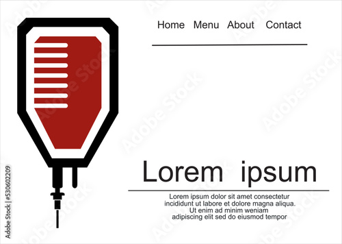 Saline icon design,icon.vector illustration design