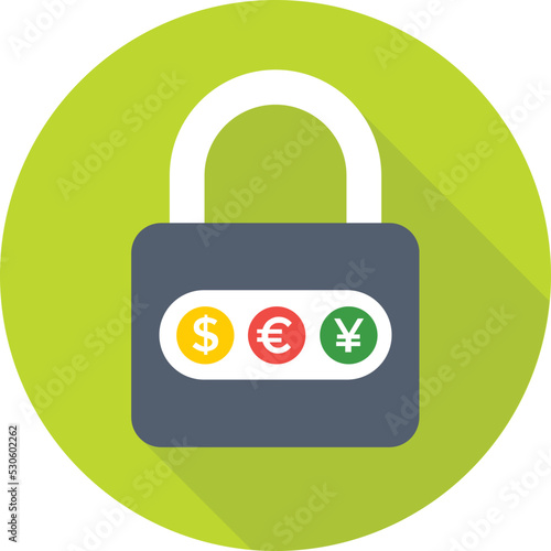 Lock Colored Vector Icon