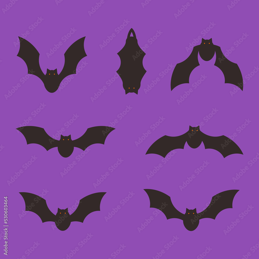 Fototapeta premium This is the Halloween bats collection