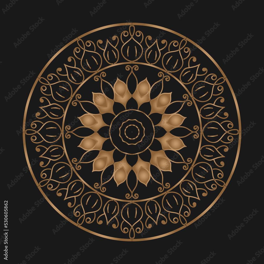 Obraz premium Luxury Mandala Background Design