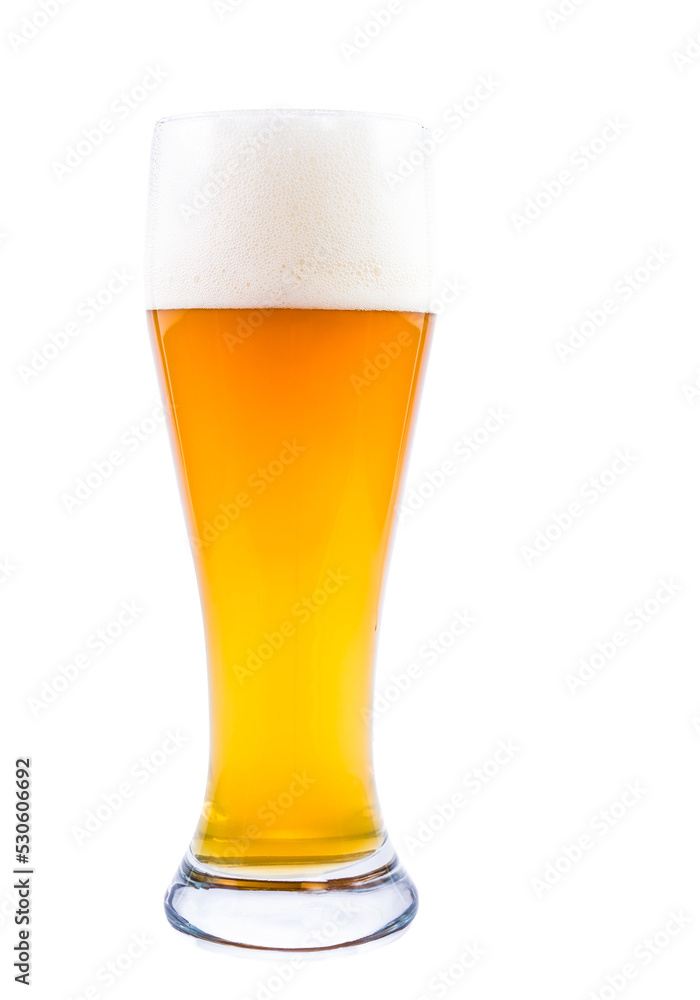 A fresh glass of traditional bavarian wheat beer (Weissbier) A fresh glass of traditional bavarian wheat beer (Weissbier)