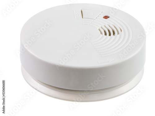 Fire safety with a smoke detector photo