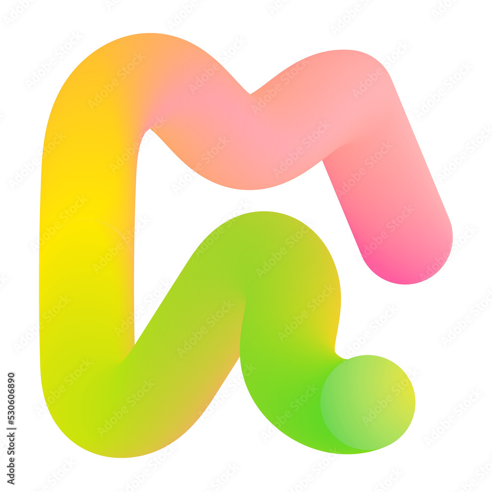 Colorful abstract geometric shape with gradient. Modern art. Colorful abstract geometric shape with gradient. Modern art.
