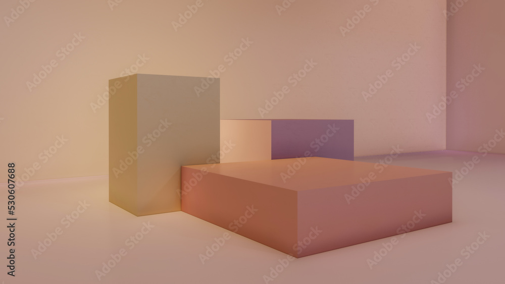 podium, product stand. mock up on a pink background texture background Ideal backdrop for product presentations podium, product stand. mock up on a pink background texture background Ideal backdrop for product presentations