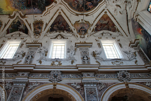 baroque church (el gesù) in palermo in sicily (italy)