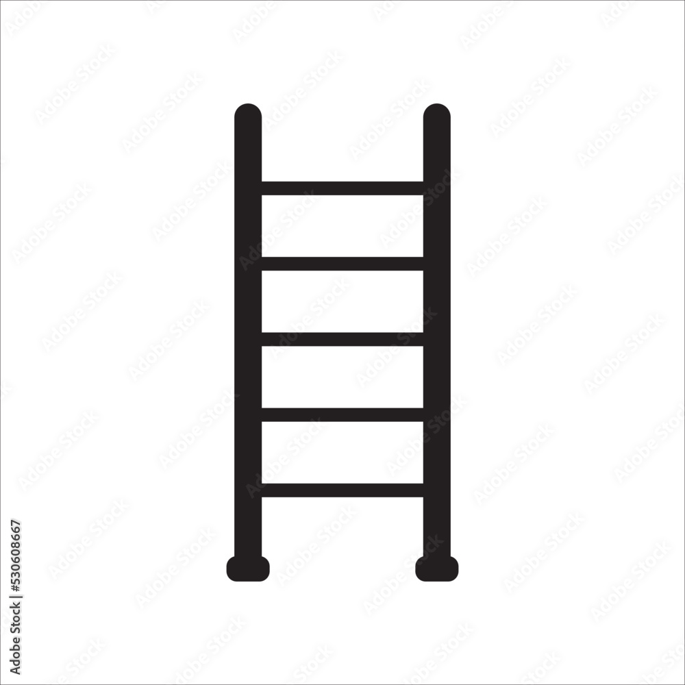 Step Ladder Icon Vector Illustration Step Ladder Icon Vector Illustration