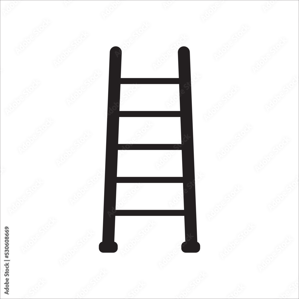 Step Ladder Icon Vector Illustration Step Ladder Icon Vector Illustration