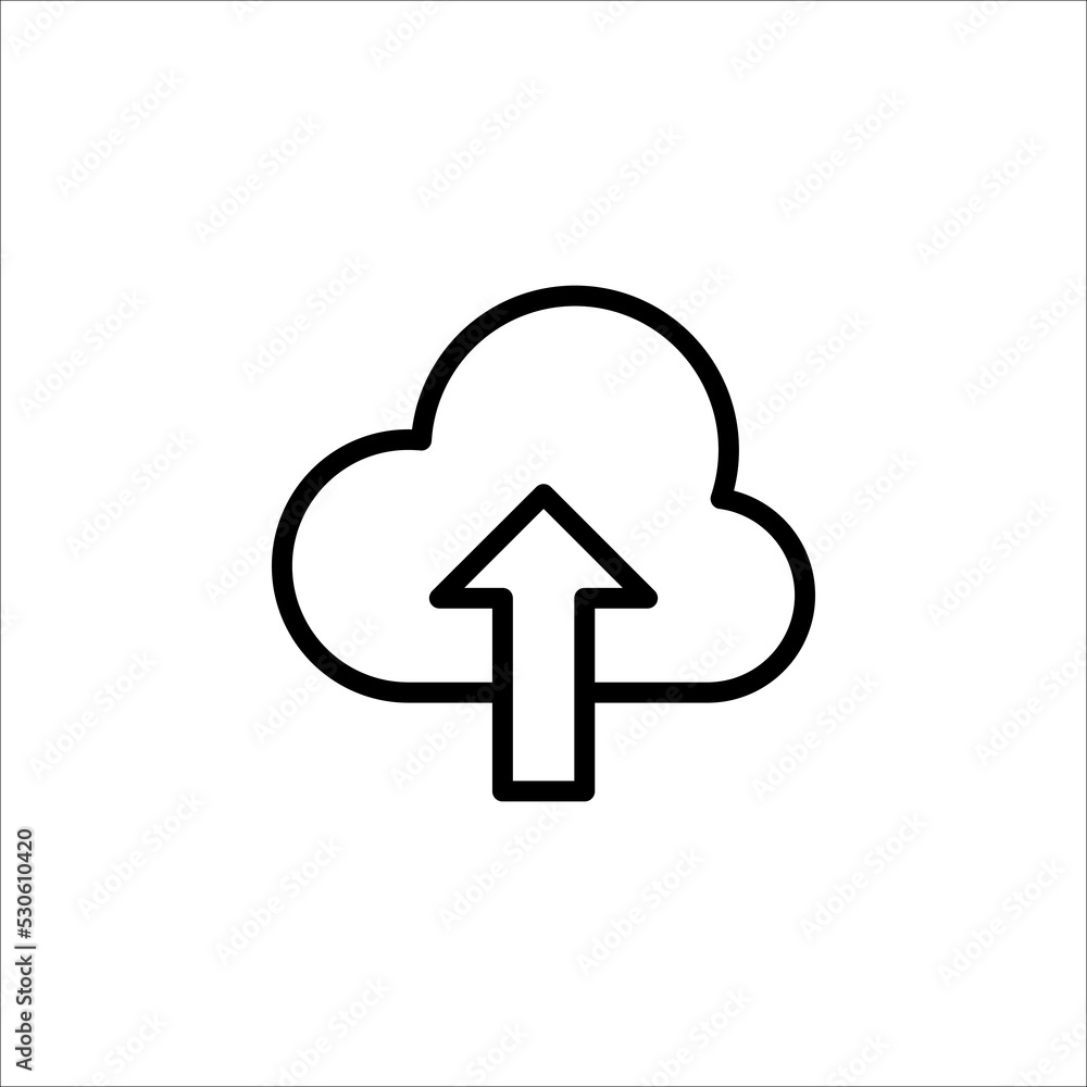 Download vector icon, install symbol. Modern, simple flat vector illustration for web site or mobile app on white background Download vector icon, install symbol. Modern, simple flat vector illustration for web site or mobile app on white background
