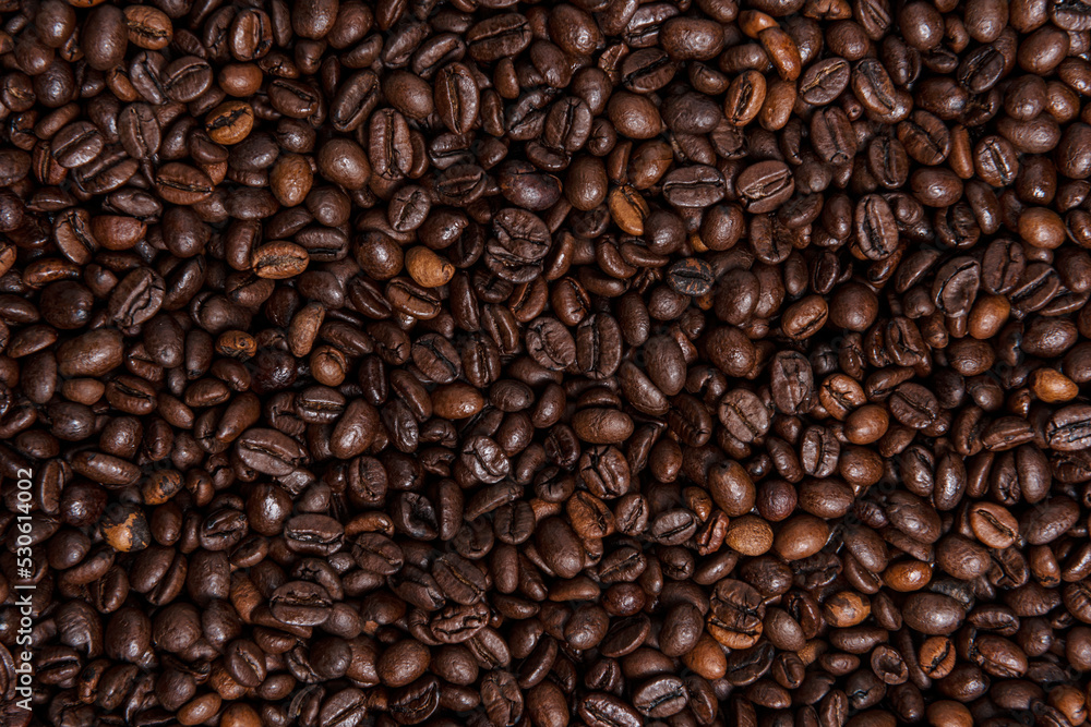 Naklejka premium caffè chicchi pattern