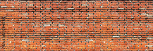 horizontal old brick wall for pattern and background,vector illustration