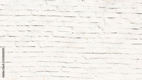 White brick cement wall texture for background