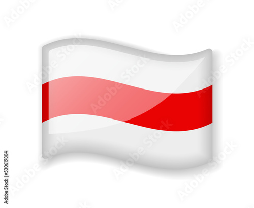 Belarus flag - Wavy flag bright glossy icon. Free Download Belarus flag - Wavy flag bright glossy icon. - GFXLoad
